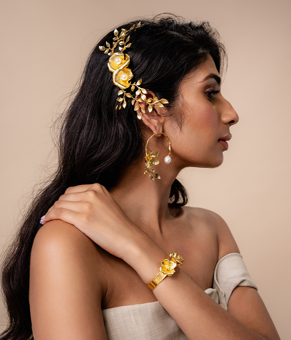 Hibiscus Hair Pin