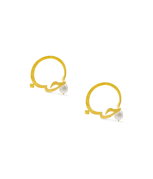 Love Calligraphy Earrings
