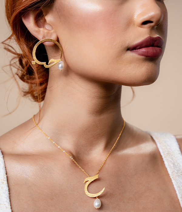 Love Calligraphy Earrings
