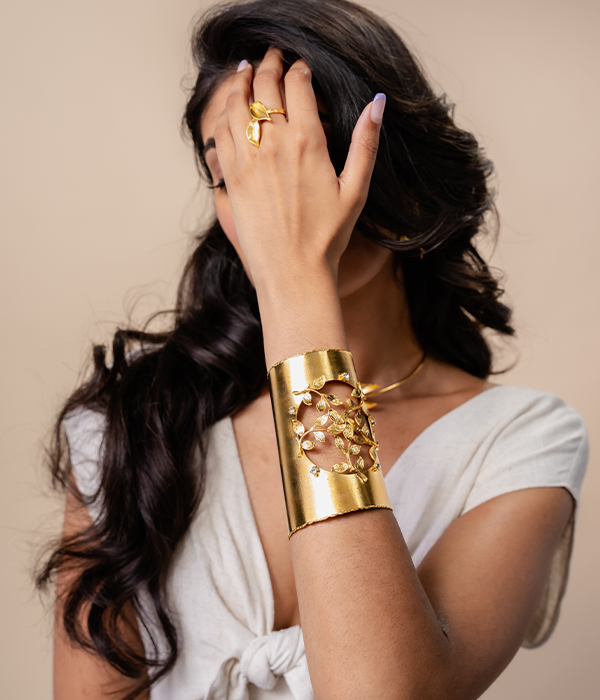Sepal Window Arm Cuff