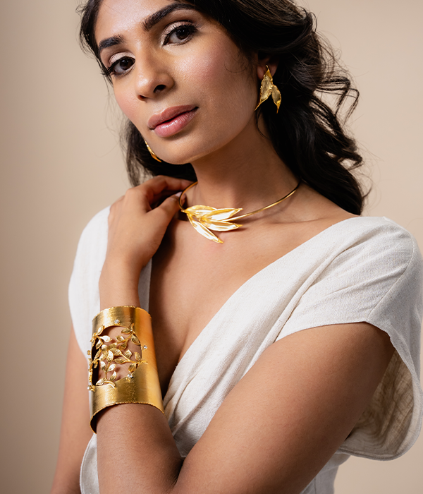 Sepal Window Arm Cuff