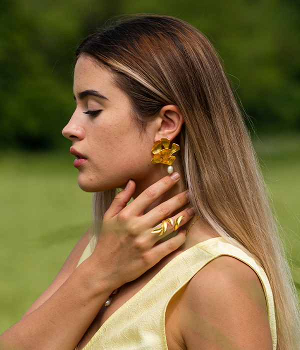 Coral Earrings